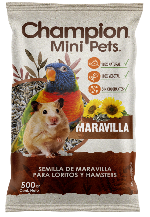 Envase Champion Mnipets Maravilla